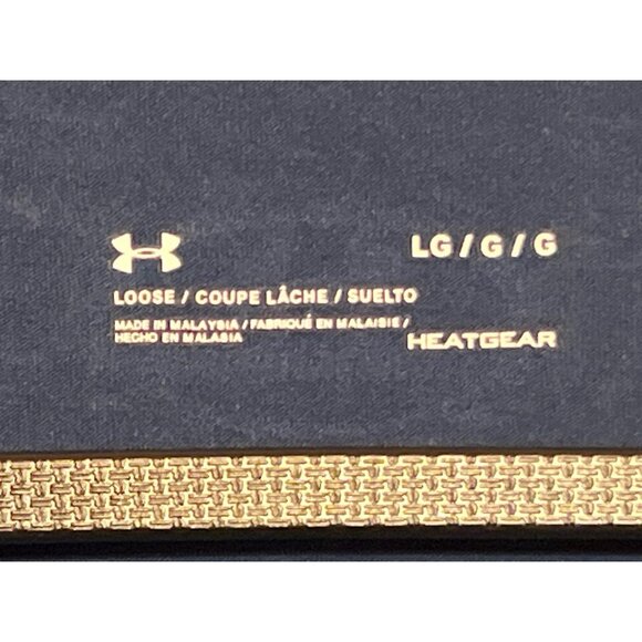 Under Armour Mens Brave And Free T-Shirt Blue Short Sleeve Size L Polyester Blen - Picture 8 of 9